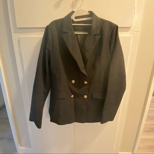 Oversized black blazer - Amazon Vetinee (Size XL)